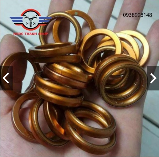 Gioăng bô ron pô bọc đồng cho Mô tô Gioăng bô ron pô bọc đồng cho Mô tô